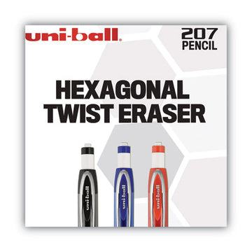 uni-ball® 207 Mechanical Pencil, 0.7 Mm, Hb (#2), Black Lead, Black Barrel, Dozen freeshipping - TVN Wholesale